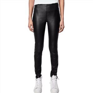 Zadig & Voltaire Women's Pharel Lambskin Pants